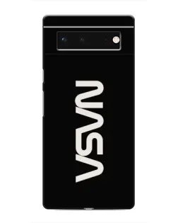 Чохол для Google Pixel 6 з картинкою «NASA — вертикальний логотип»