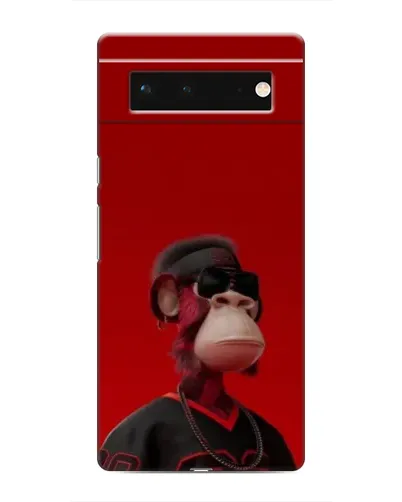 Чохол для Google Pixel 6 з картинкою «Bored Ape в червоному»