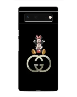 Чохол для Google Pixel 6 з картинкою «Мінні Маус на лого»
