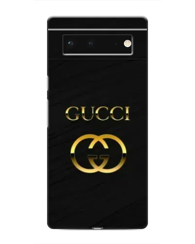 Чохол для Google Pixel 6 з картинкою «Золотий логотип Gucci»