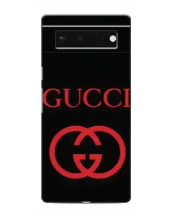 Чохол для Google Pixel 6 з картинкою «Gucci — червоний логотип»