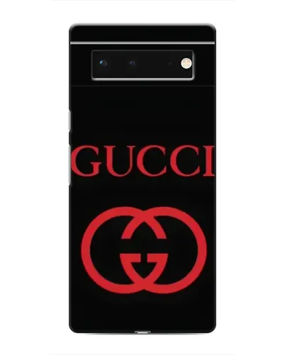 Чохол для Google Pixel 6 з картинкою «Gucci — червоний логотип»