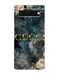 Чехол для Google Pixel 6 с картинкой «Абстрактные цветы Gucci»