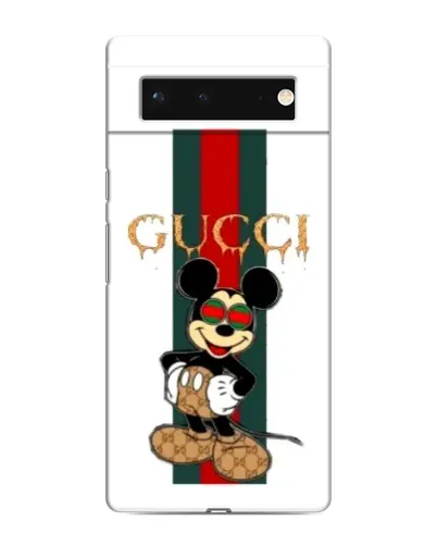 Чохол для Google Pixel 6 з картинкою «Міккі Маус Gucci — смуги»