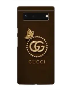 Чохол для Google Pixel 6 з картинкою «Gucci — золотий метелик»
