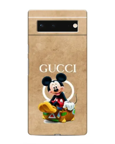 Чохол для Google Pixel 6 з картинкою «Міккі Маус Gucci — крафт»
