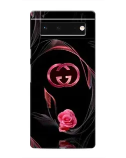Чохол для Google Pixel 6 з картинкою «Gucci — неонова троянда»