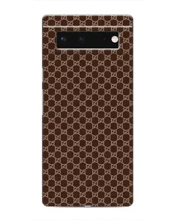 Чехол для Google Pixel 6 с картинкой «Gucci — шоколадная сетка»
