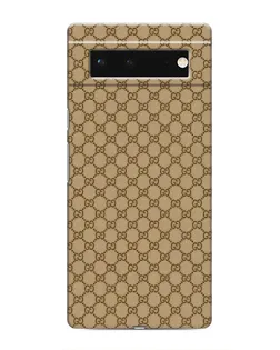 Чехол для Google Pixel 6 с картинкой «Gucci — классический беж»