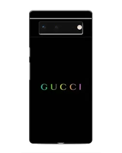 Чехол для Google Pixel 6 с картинкой «Gucci — неоновый минимализм»
