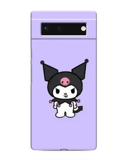 Чохол для Google Pixel 6 з картинкою «Kuromi — ніжний фіолетовий»