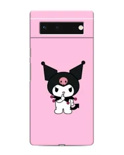 Чохол для Google Pixel 6 з картинкою «Kuromi — рожева ніжність»