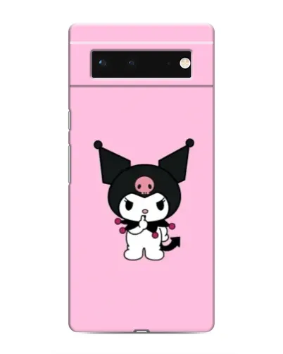 Чохол для Google Pixel 6 з картинкою «Kuromi — рожева ніжність»
