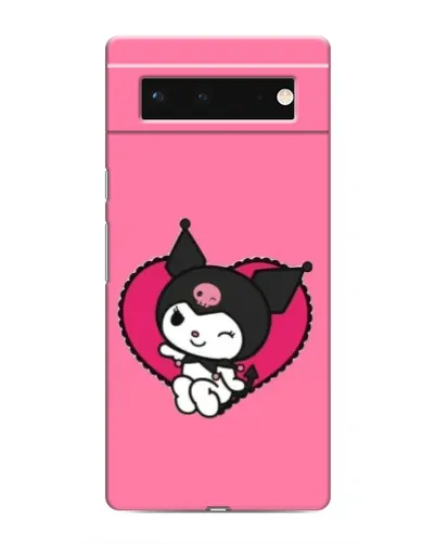 Чохол для Google Pixel 6 з картинкою «Kuromi — любов у серці»