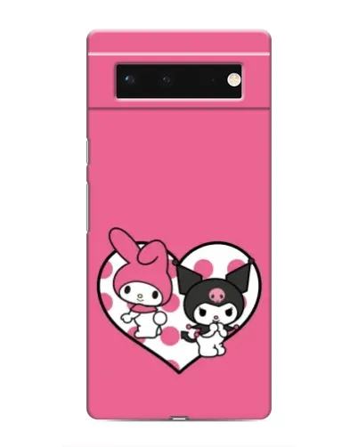 Чохол для Google Pixel 6 з картинкою «Kuromi та My Melody»