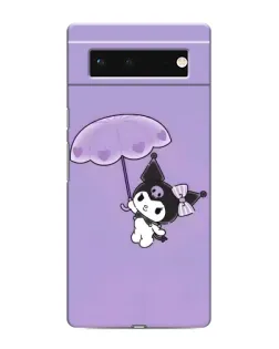 Чохол для Google Pixel 6 з картинкою «Kuromi з парасолькою»