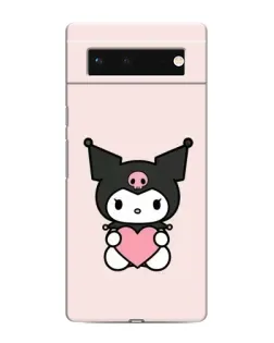 Чохол для Google Pixel 6 з картинкою «Kuromi та серце»