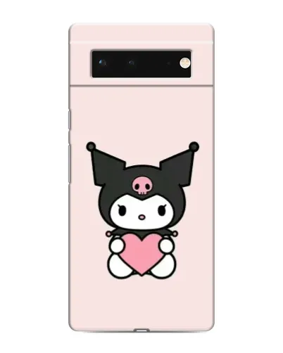 Чохол для Google Pixel 6 з картинкою «Kuromi та серце»