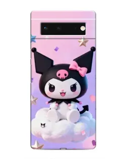 Чохол для Google Pixel 6 з картинкою «Рок-зірка Kuromi»