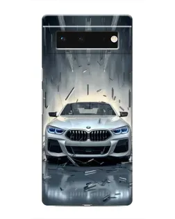 Чохол для Google Pixel 6 з картинкою «BMW у світлі фар»