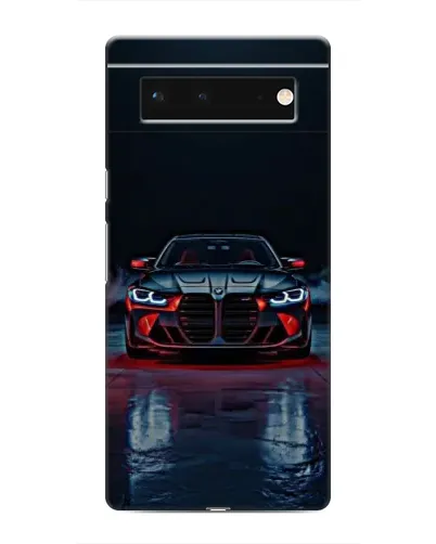 Чохол для Google Pixel 6 з картинкою «BMW на мокрій дорозі»