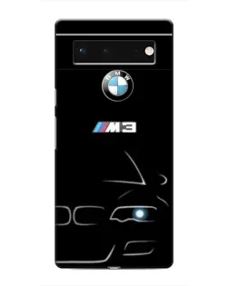 Чохол для Google Pixel 6 з картинкою «Мінімалістичний принт BMW M3»