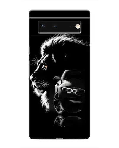 Чохол для Google Pixel 6 з картинкою «BMW та лев»