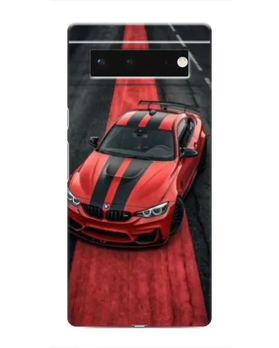 Чохол для Google Pixel 6 з картинкою «BMW на червоній доріжці»
