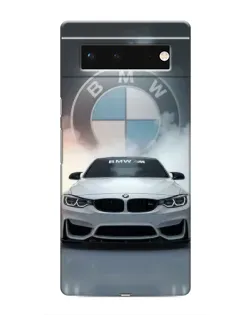 Чохол для Google Pixel 6 з картинкою «BMW в білому диму»