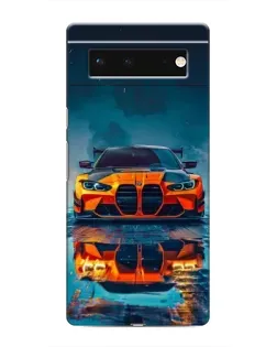Чохол для Google Pixel 6 з картинкою «BMW — золота емблема»