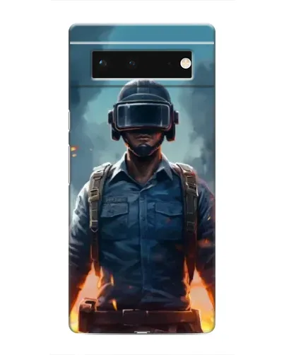 Чохол для Google Pixel 6 з картинкою «PUBG — реалістичний герой»