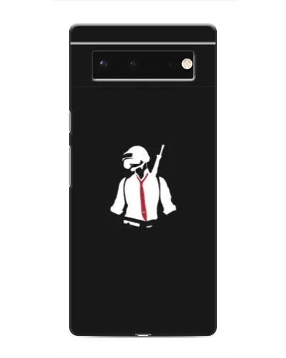 Чохол для Google Pixel 6 з картинкою «PUBG — силует воїна»
