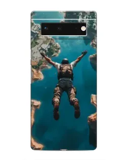 Чохол для Google Pixel 6 з картинкою «PUBG — вільне падіння»