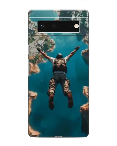 Чохол для Google Pixel 6 з картинкою «PUBG — вільне падіння»