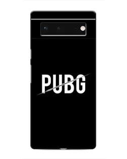 Чохол для Google Pixel 6 з картинкою «PUBG — білий логотип»