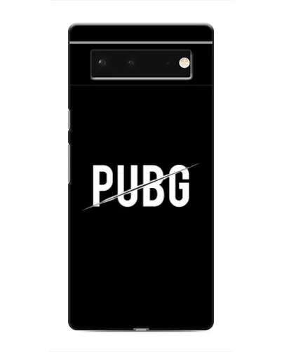 Чохол для Google Pixel 6 з картинкою «PUBG — білий логотип»