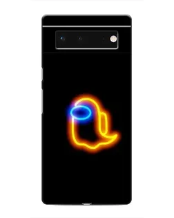 Чохол для Google Pixel 6 з картинкою «Among Us неонове сяйво»