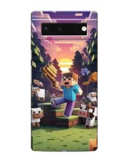 Чохол для Google Pixel 6 з картинкою «Стів на фермі»