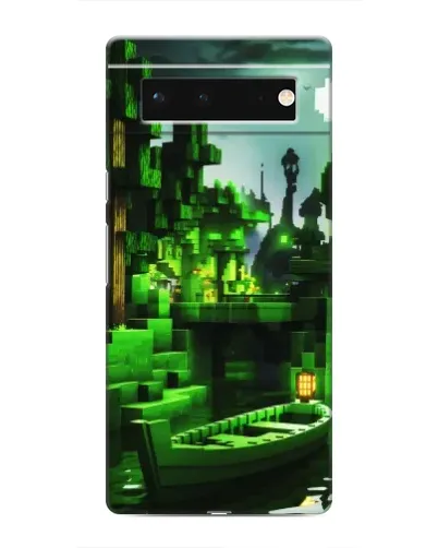Чохол для Google Pixel 6 з картинкою «Minecraft лісовий пейзаж»