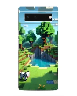 Чохол для Google Pixel 6 з картинкою «Minecraft літній день»