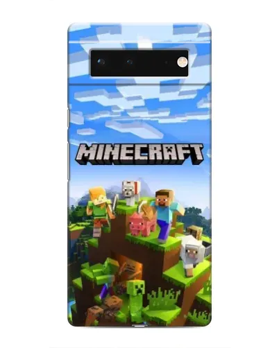 Чохол для Google Pixel 6 з картинкою «Minecraft класичний світ»