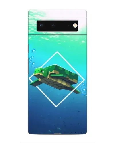Чохол для Google Pixel 6 з картинкою «Черепаха Minecraft»