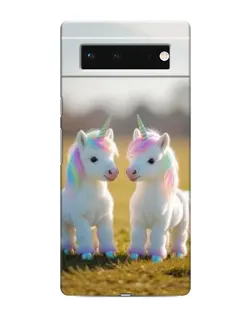 Чохол для Google Pixel 6 з картинкою «Пара єдинорогів»