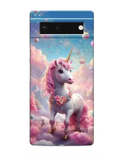 Чохол для Google Pixel 6 з картинкою «Єдиноріг серед хмар»