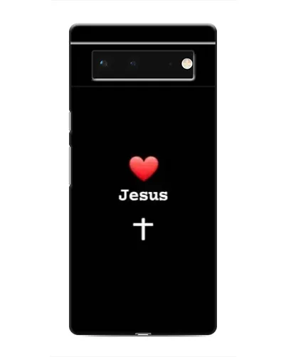 Чохол для Google Pixel 6 з картинкою «Серце - Jesus»