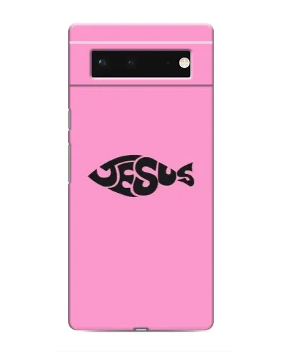 Чохол для Google Pixel 6 з картинкою «Рожевий символ Jesus»