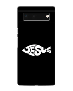 Чехол для Google Pixel 6 с картинкой «Рыба Jesus»