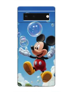 Чохол для Google Pixel 6 з картинкою «Mickey та мильні бульбашки»