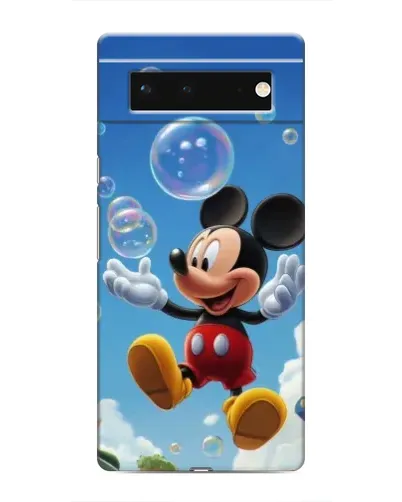 Чохол для Google Pixel 6 з картинкою «Mickey та мильні бульбашки»
