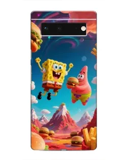 Чохол для Google Pixel 6 з картинкою «Космічний фастфуд»